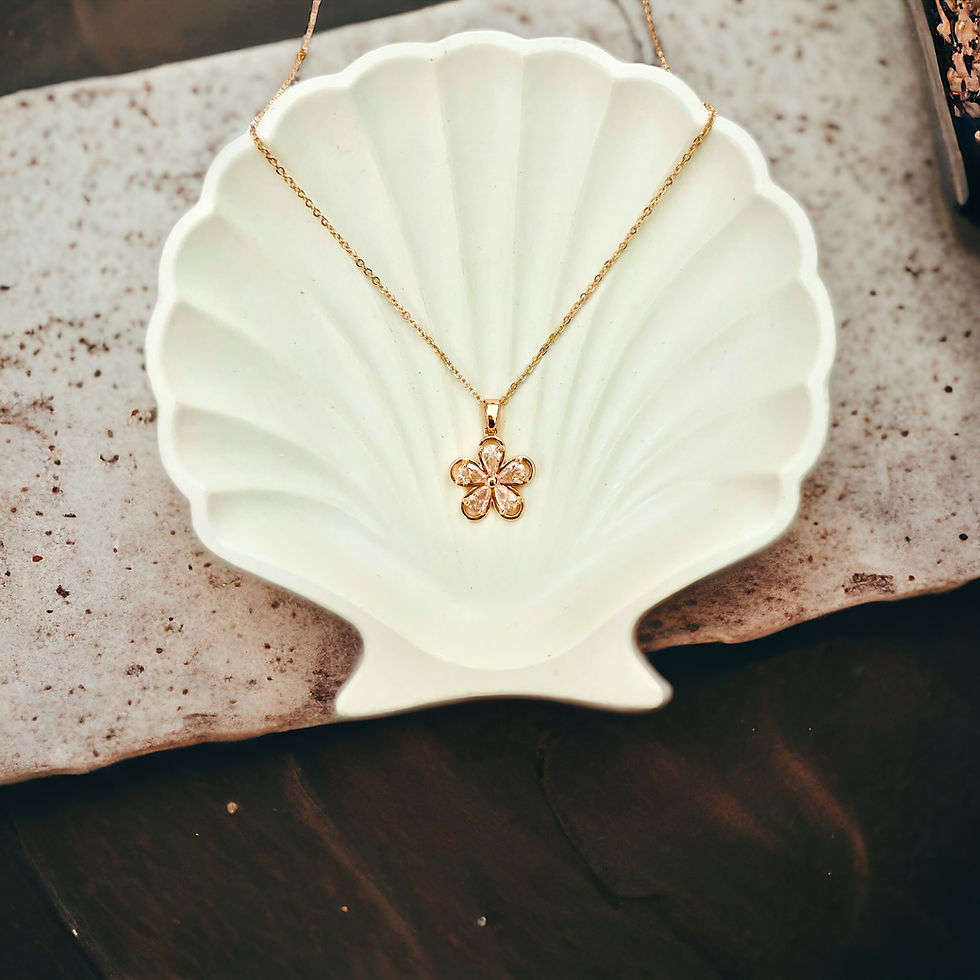 RoseGold Statement Neckpiece