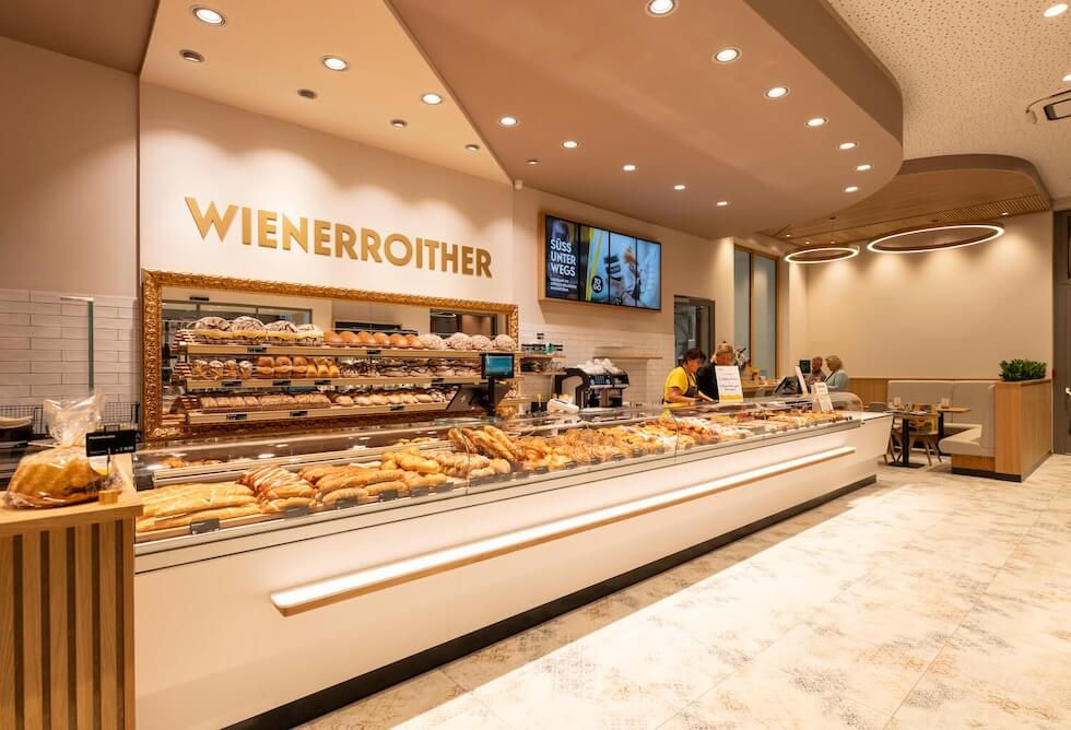 Bäckerei Wienerroither Filiale Moosburg Innenansicht