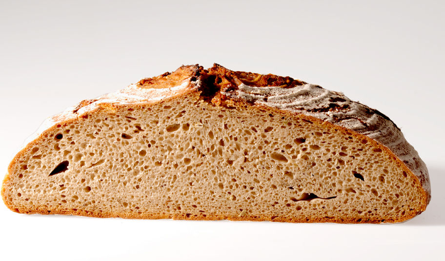 Querschnitt eines Brotes