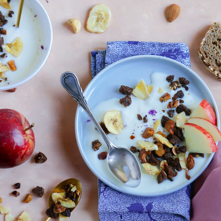 Altes Brot verwerten: Vollkornbrot-Granola
