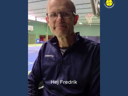 Grattis till din nya roll som förbundskapten Fredrik, och stort lycka till på lag-EM till helgen!