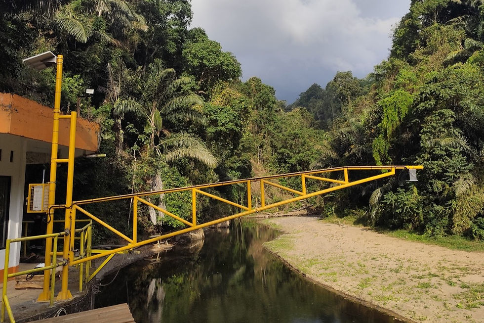 Instalasi Auotomatic Water Level Recorder di Lombok Utara untuk Memantau Ketinggian Air Sungai
