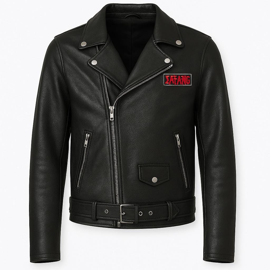 Chaqueta de cuero "zatang"