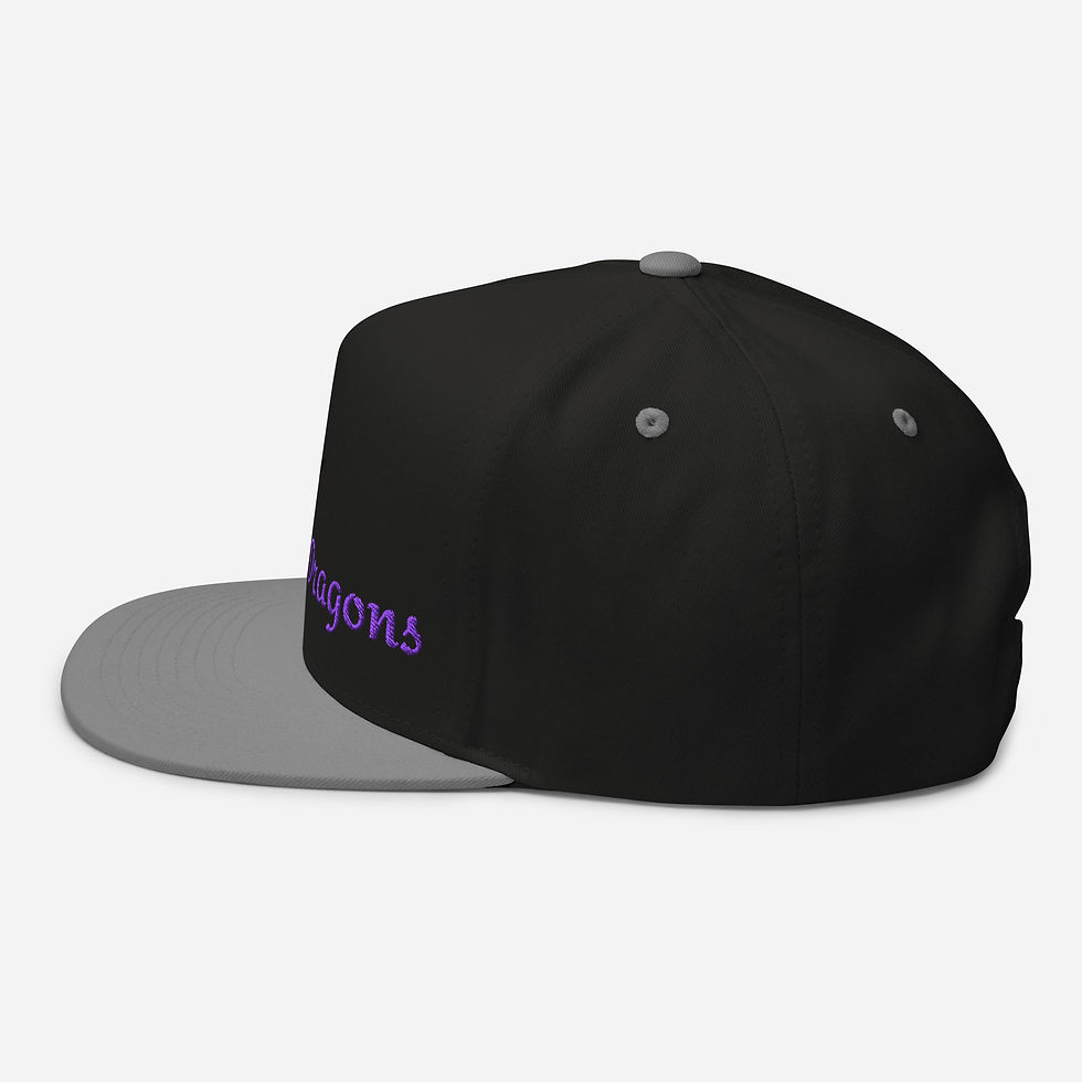 Thumbnail: I believe in Dragons - Flat Bill Cap