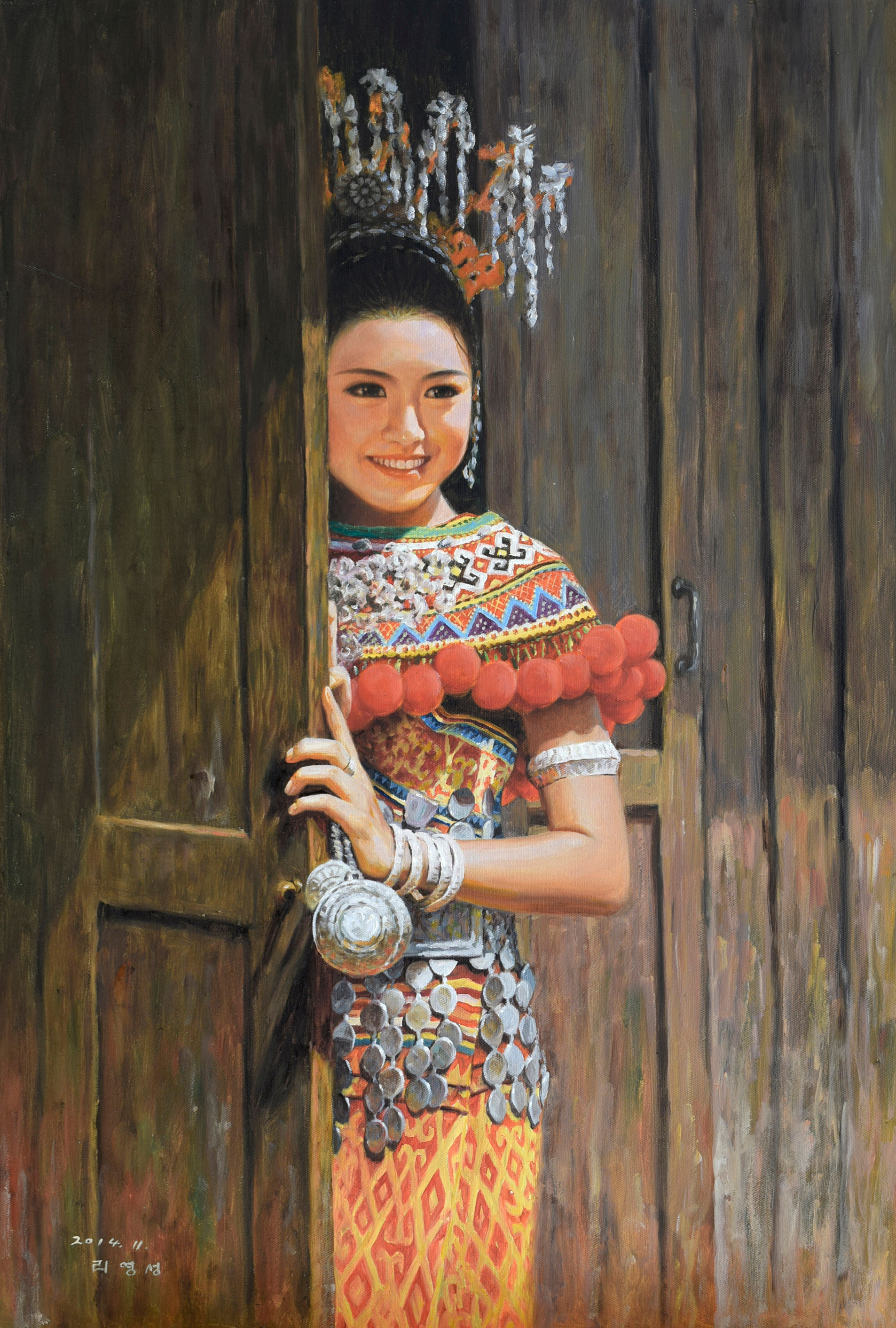 IBAN GIRL, 2014 伊班族姑娘 | RI YONG SONG 李勇松