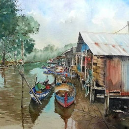 Ismail Alias | Harvest 2019 | Group Art Exhibition | Younie Gallery Kuala Lumpur, Malaysia