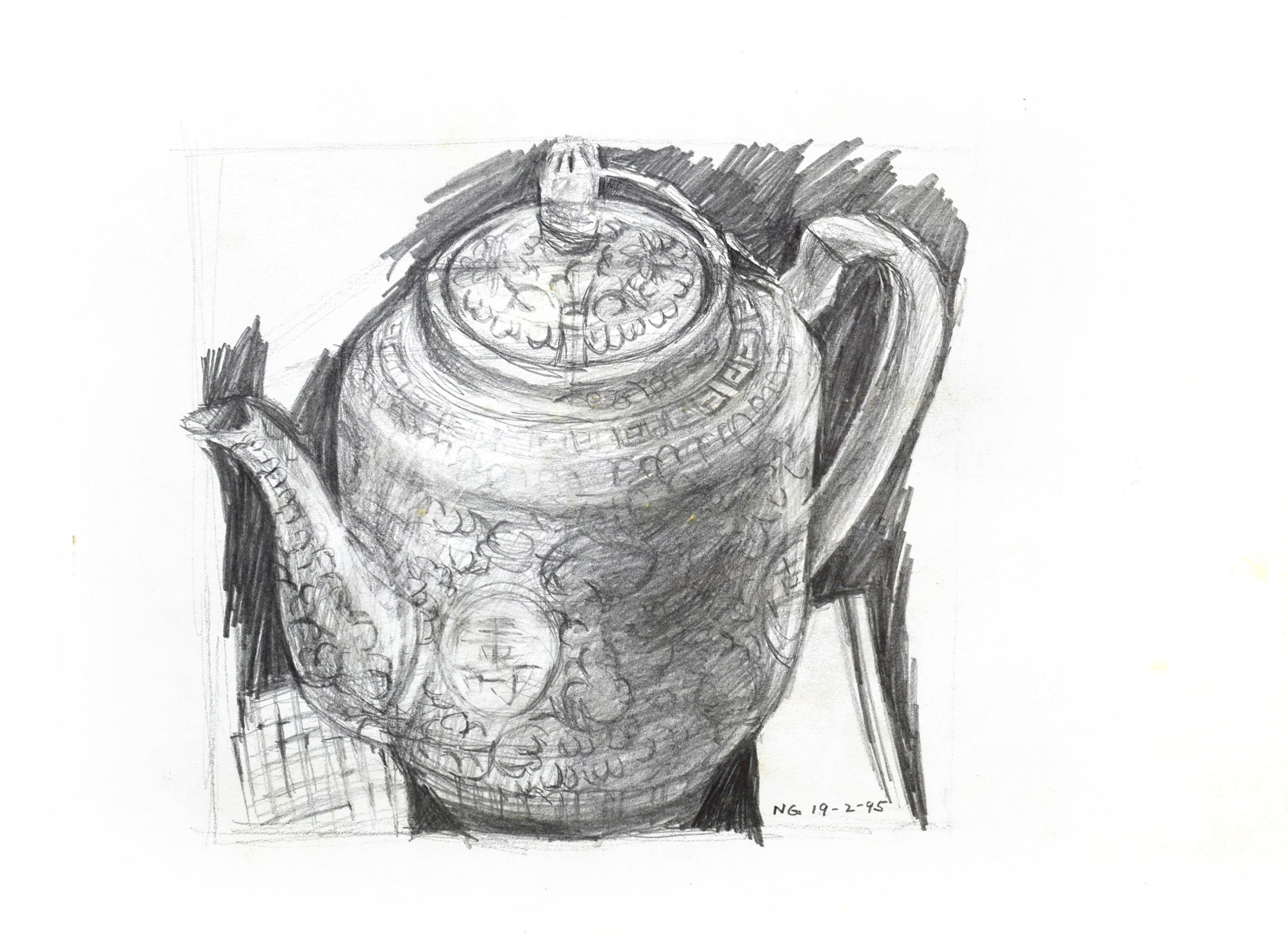 DRAWING #87: TEAPOT 素描 #87:茶壶系列 | NG HON LOONG 吴汉龙