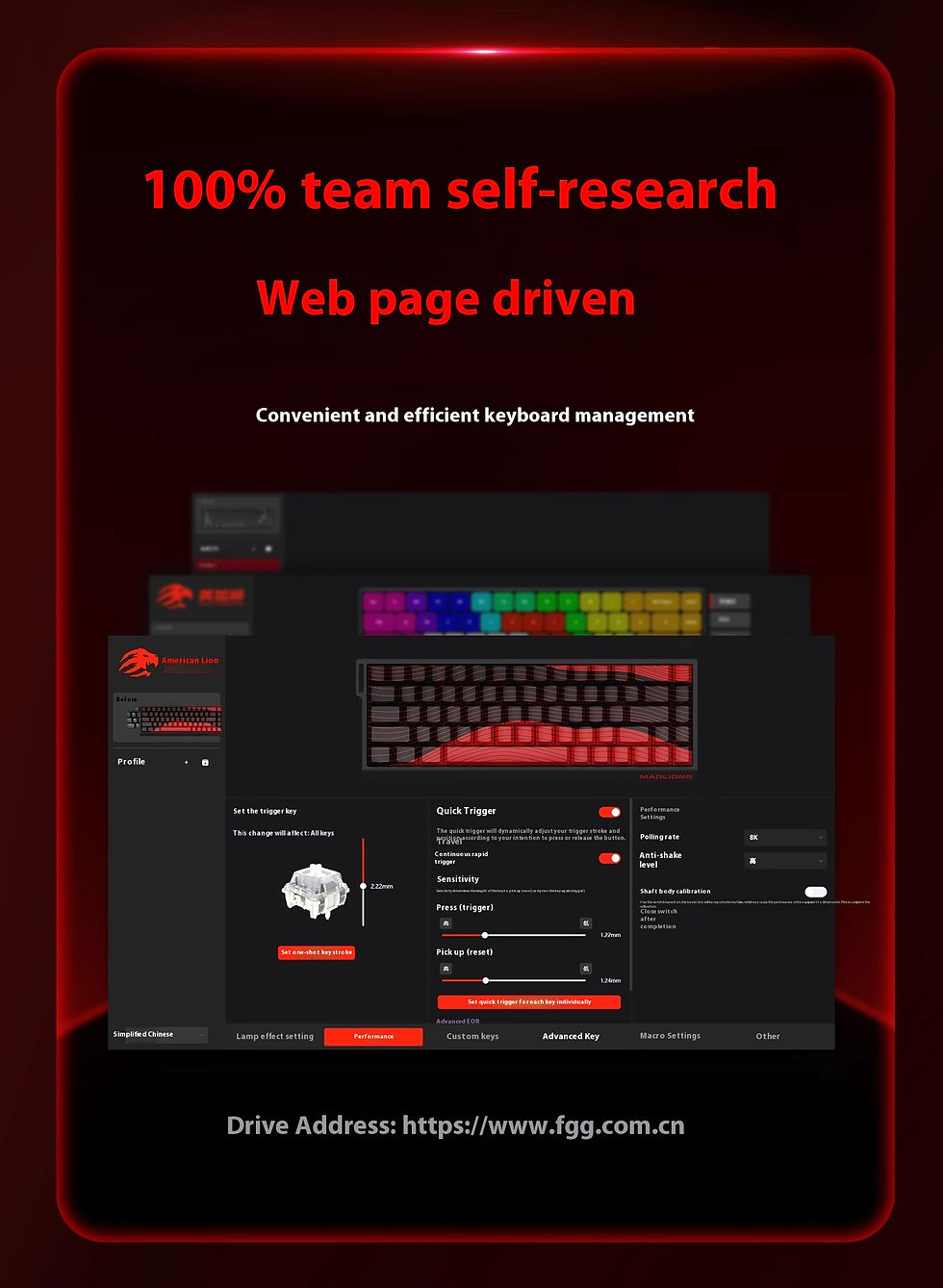 Thumbnail: MADLIONS Mad60 Mad68 HE Mechanical Keyboard Magnetic Switch Madcatz Mad60he Wire