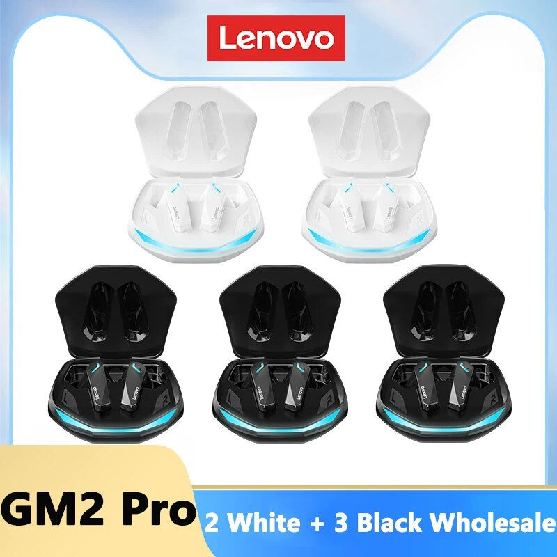 Thumbnail: Lenovo GM2 Pro Bluetooth 5.3 Earphones Sports Headset Wireless In-Ear Gaming Low