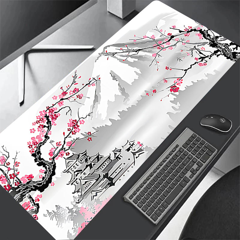 Thumbnail: Computer Art Mouse Pad Japan Wave Large Gaming Mousepad Gamer XXL Rubber Non-sli