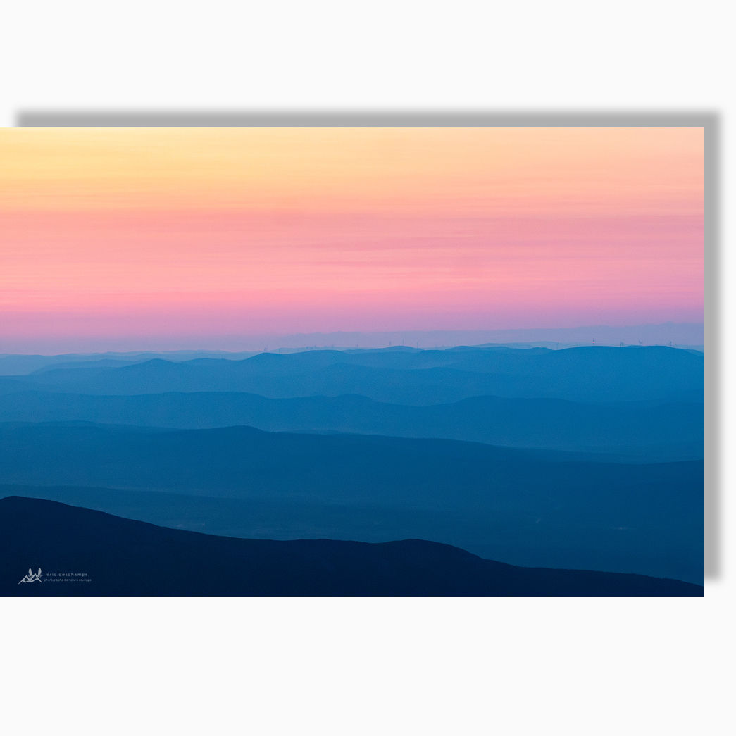 Brume bleue - Impression