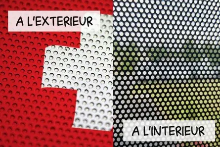 adhésif micro perforé interieur extérieur
