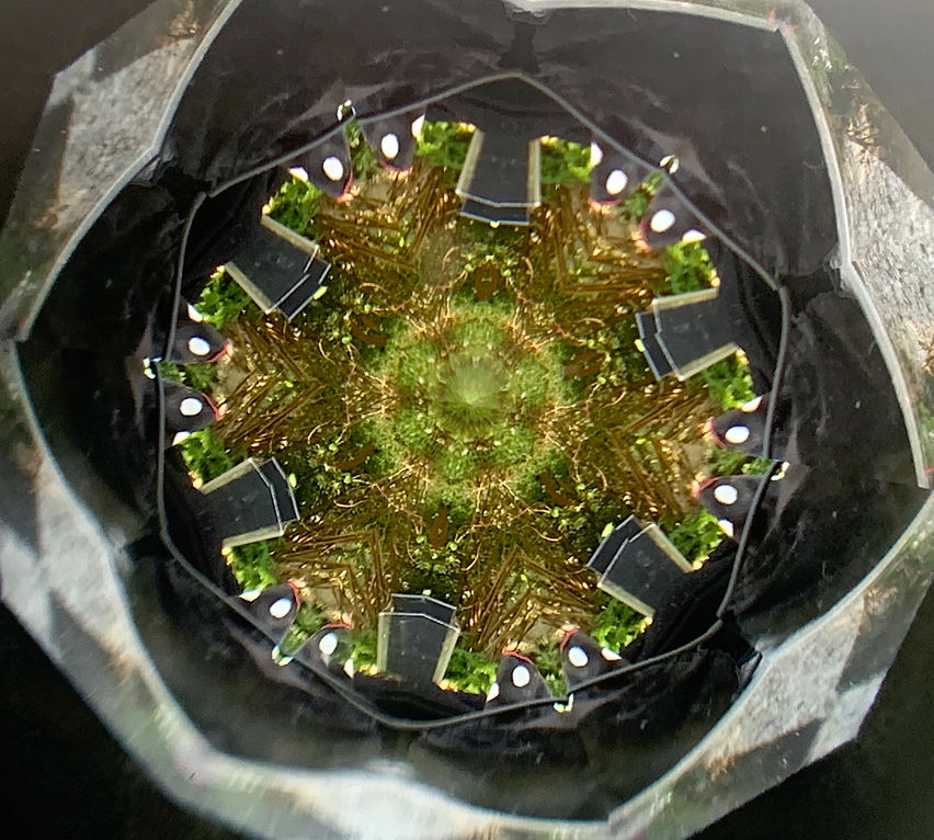 Umgebungskaleidoskop mit Mandela-Optik - Spitzenqualität mit magnetischer Umhängmöglichkeit mit aufwändiger Technikr