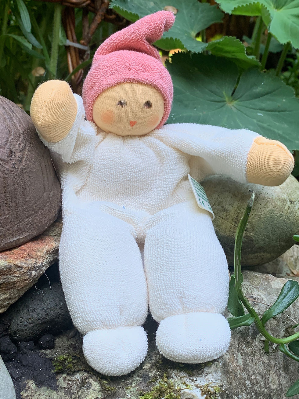 Nanchen Puppe Nucki; hergestellt in Deutschland aus ausschliesslich biologischen Naturmaterialien