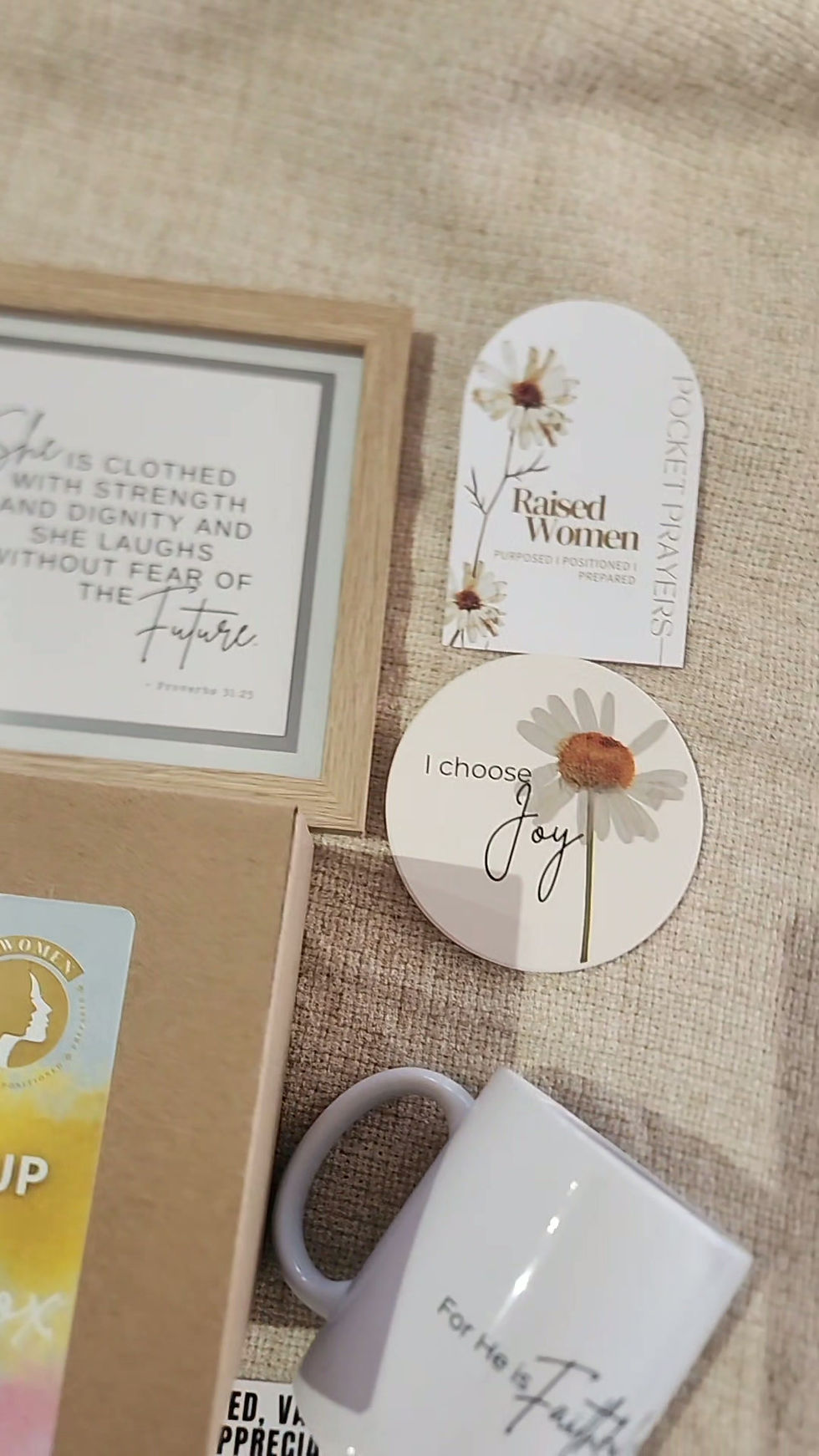 Video of Raise her up gift boxes