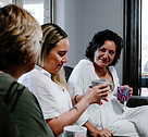 Women chatting about life