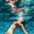 Red Bikini Swimmer