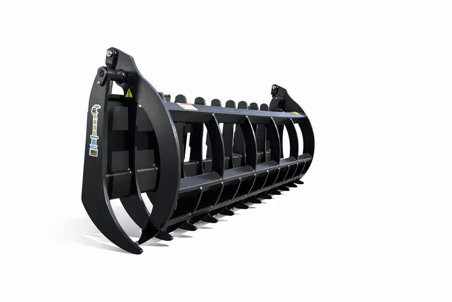 grapple rake, root rake, 120 horsepower