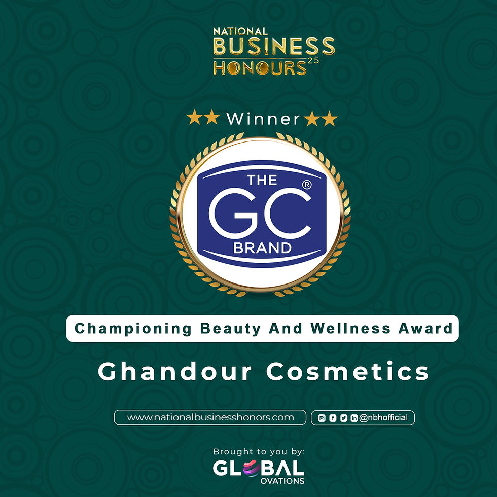 Championing Beauty and Wellness Award – Ghandour Cosmetics