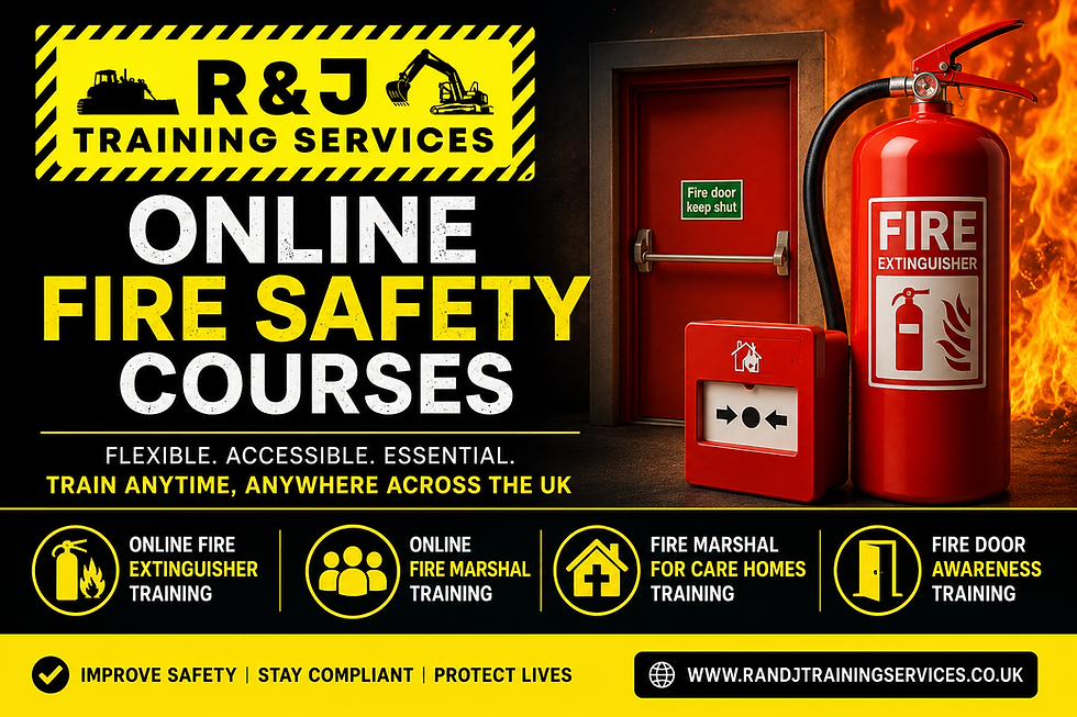 Online Fire Safety Courses Now Available at R and J Training Services