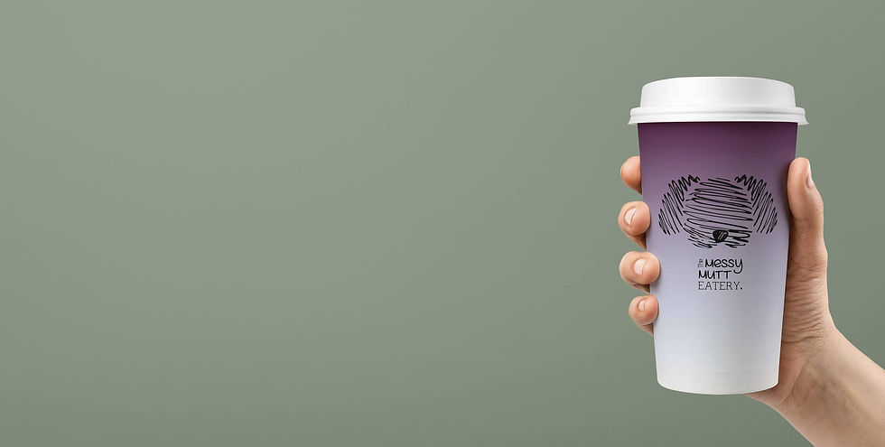 Messy Mutt Eatery Branding - TaleAwayCup Packaging.jpg