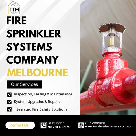 Fire Sprinkler Systems Company in Melbourne: Smart Fire Safety Starts Here