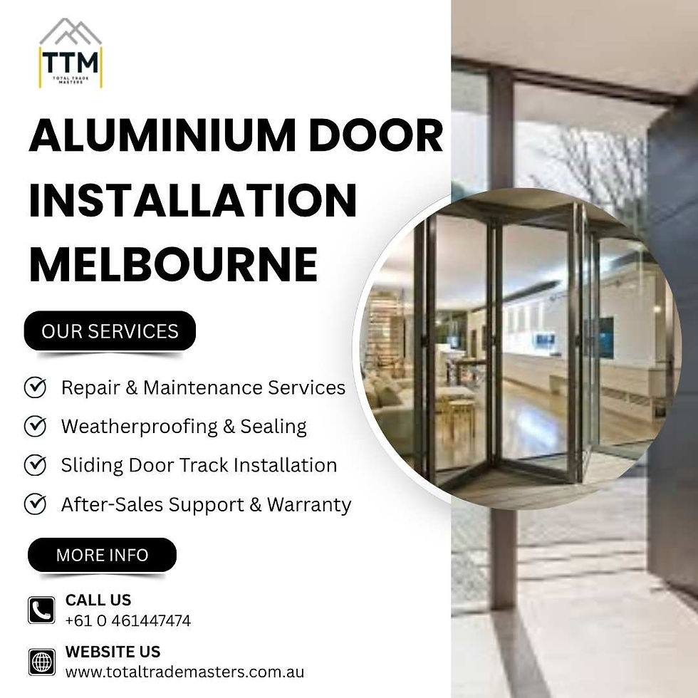 Best Aluminium Door Installers In Melbourne: Enhance Design with Expert Craftsmanship