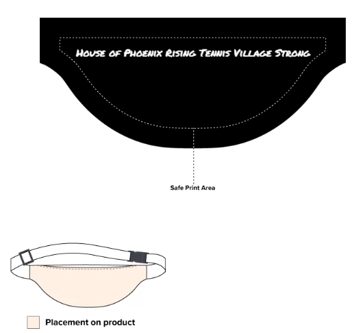 Thumbnail: Signature I Am a Phoenix Rising!™ Unisex Waist Pack