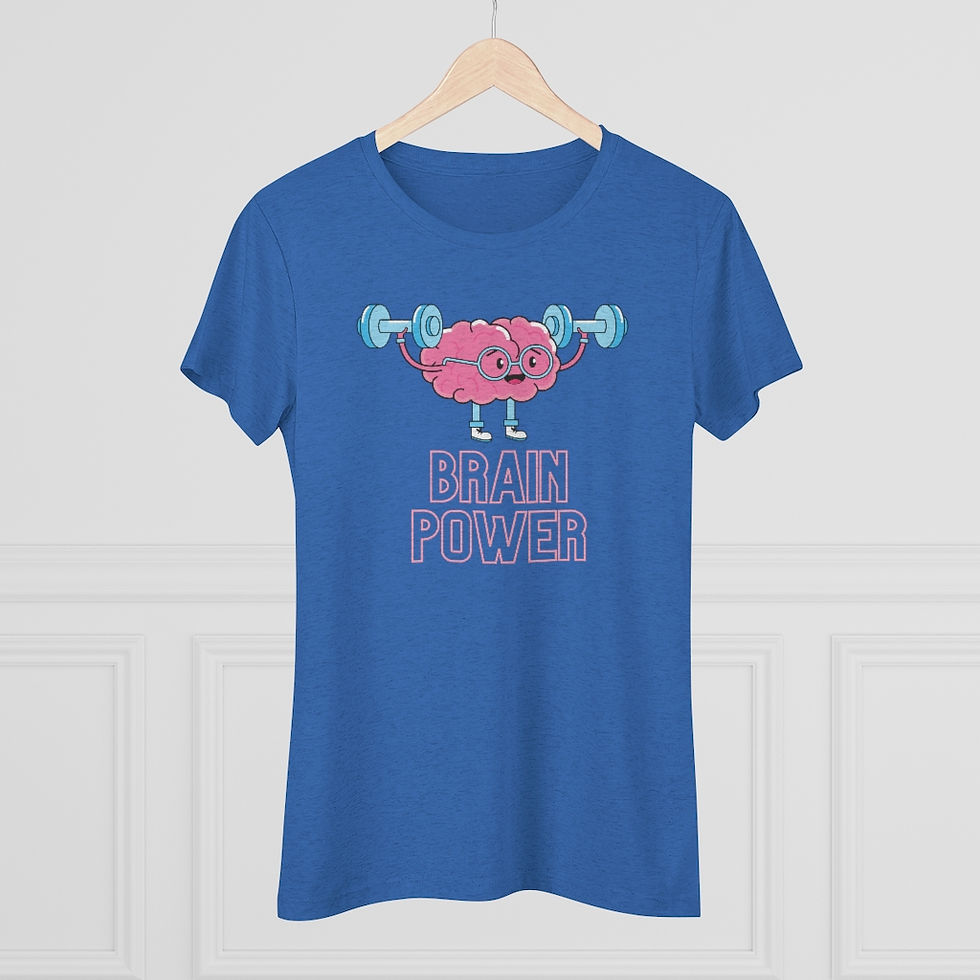 Thumbnail: "Brain Power" Women's Triblend Tee