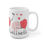 Thumbnail: White "It's A Love Story" 15oz Mug