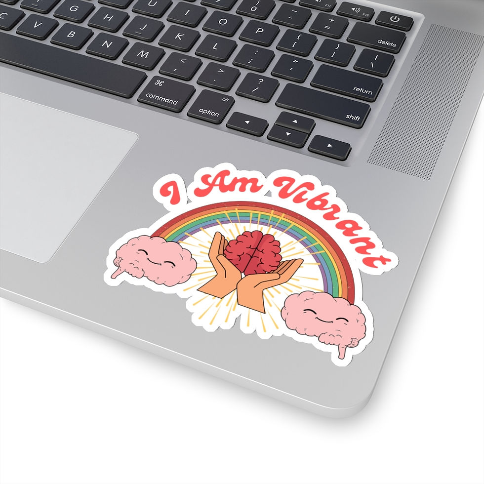 Thumbnail: "I Am Vibrant" Kiss-Cut Stickers