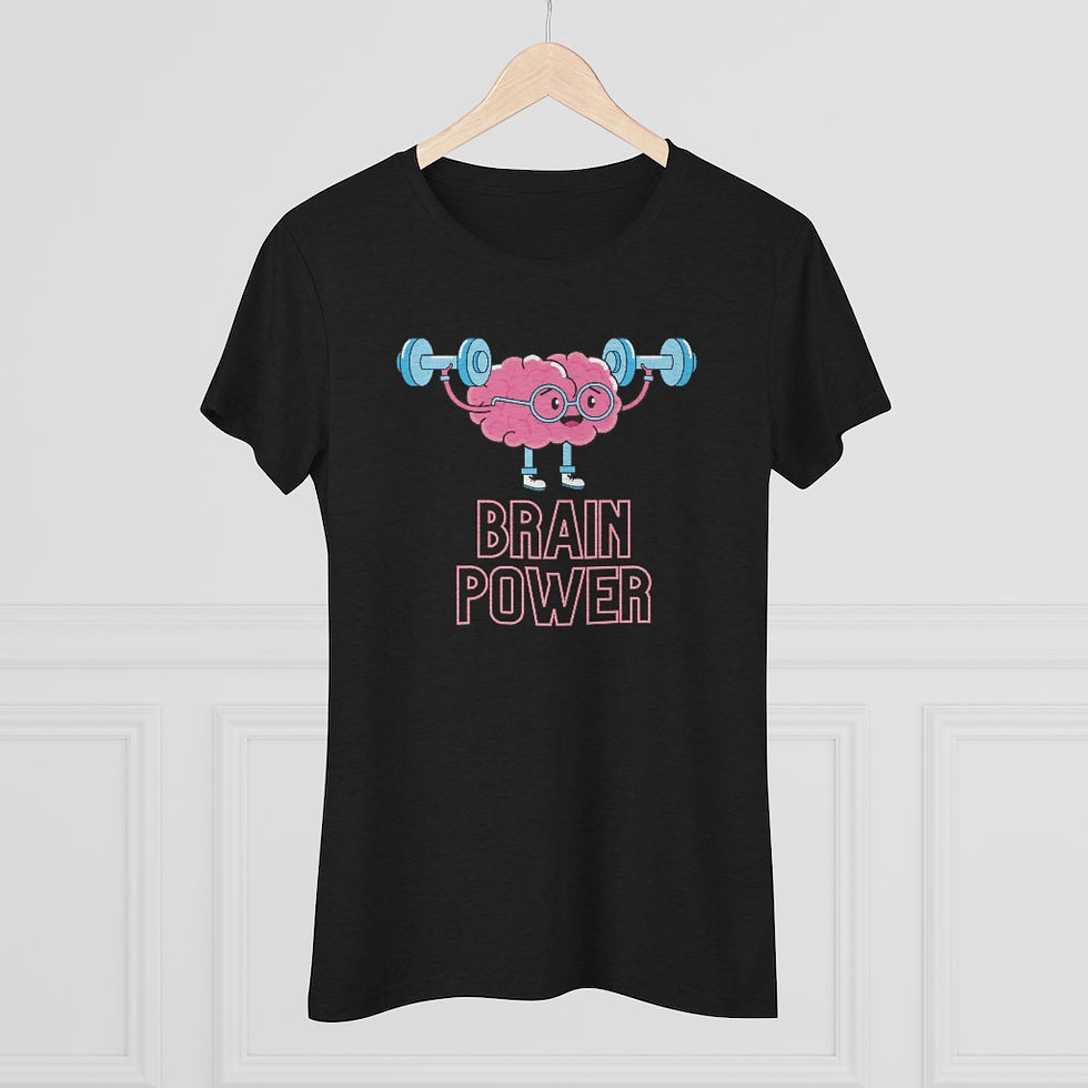 Thumbnail: "Brain Power" Women's Triblend Tee