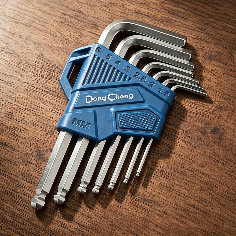 7PCS Long Ball End Hex Key Set, CR-V Steel, 1.5-6mm Allen Wrench, Perfect for Bi
