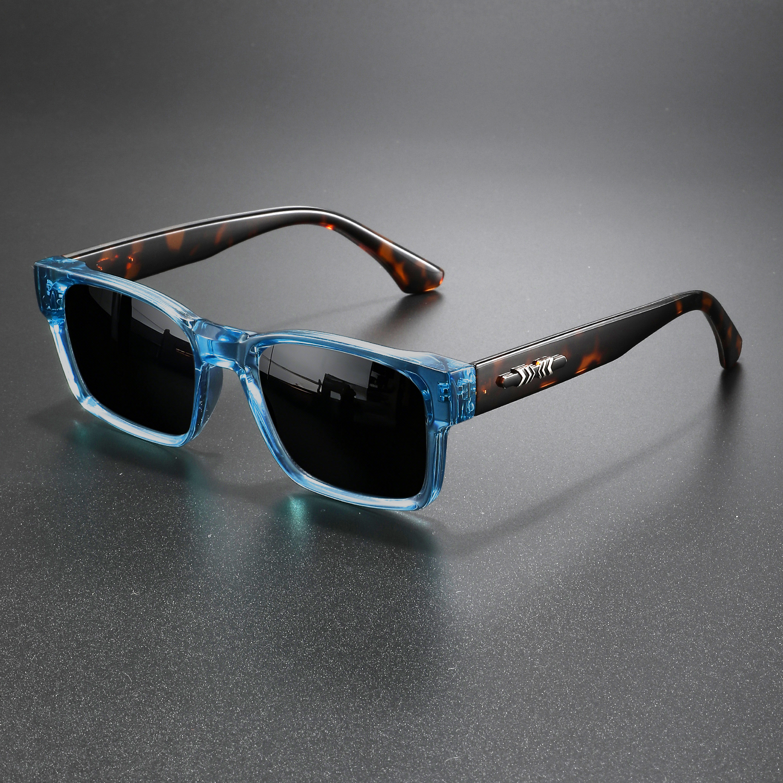 Retro Punk Fashion Sunglasses - Square Protective Frame, UV400 Unisex for Outdoo