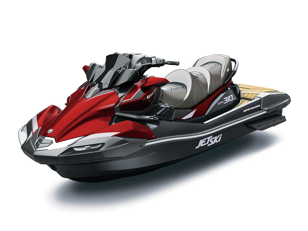 Red and black Jet Ski Kawasaki Ultra 310LX model