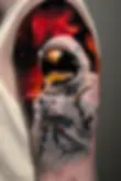 astronaut color realism tattoo alex moro