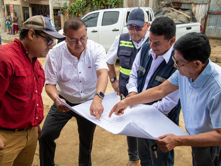 SE REALIZÓ INSPECCIÓN EN TRABAJOS DE ALCANTARILLADO SANITARIO EN VENTANAS
