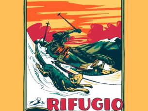 La bandiera sul rifugio