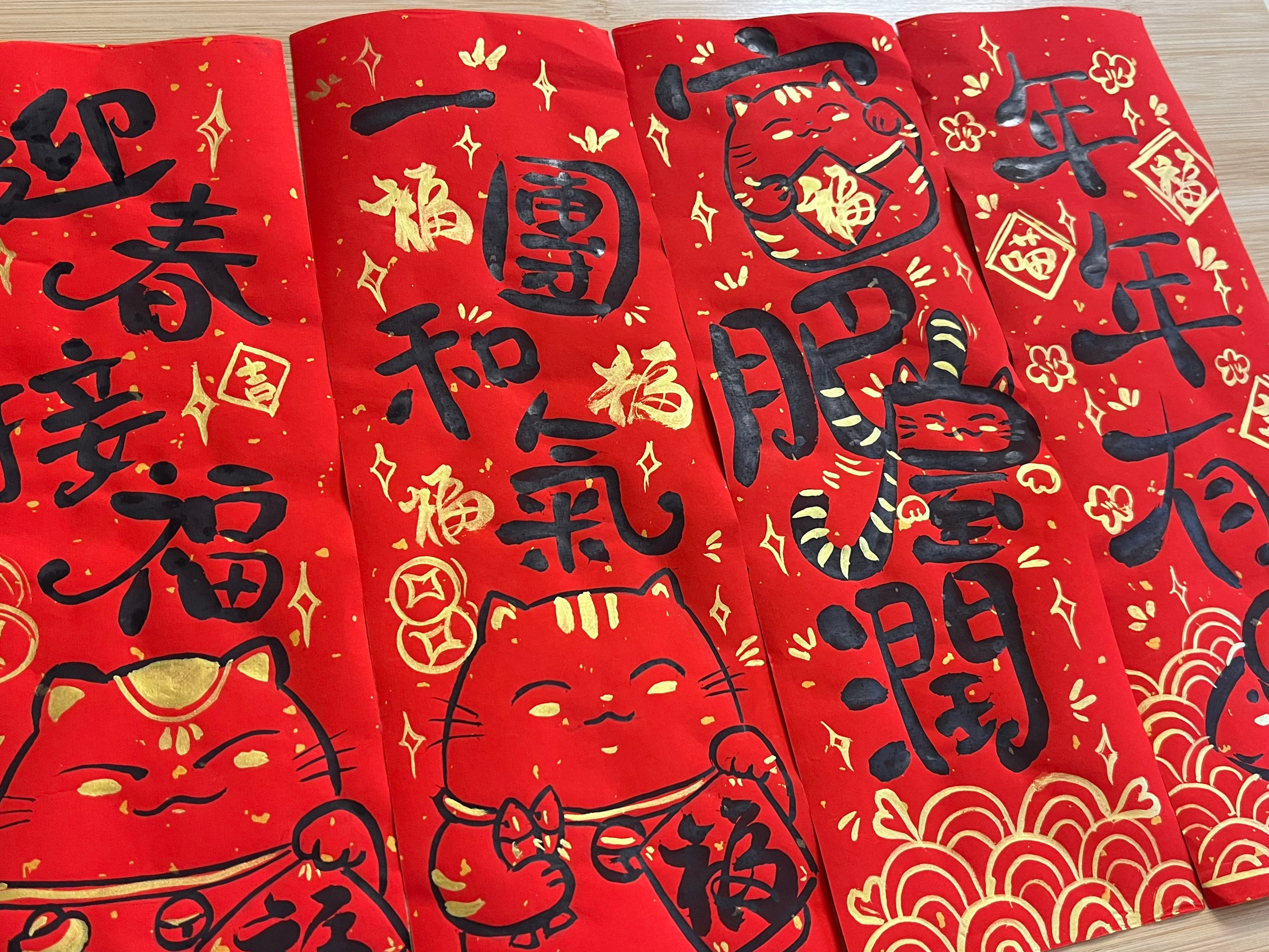 貓肥屋潤🧧✨ 2025 蛇年手繪揮春 - 喜慶登場！ 🐍🖌️