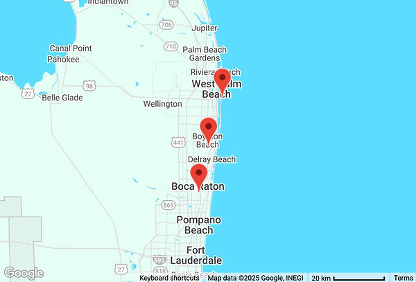 Google Map Palm Beach