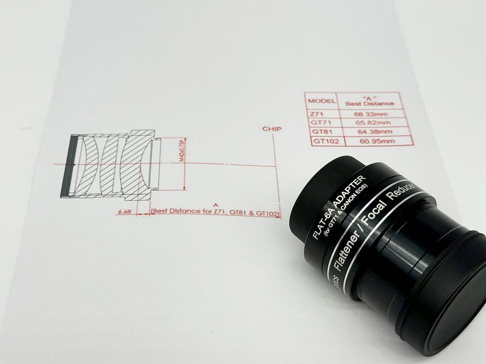 サムネイル： 【完売】【中古品】WilliamOptics　Flattener / Focal Reducer x0.8 for F6-A APO