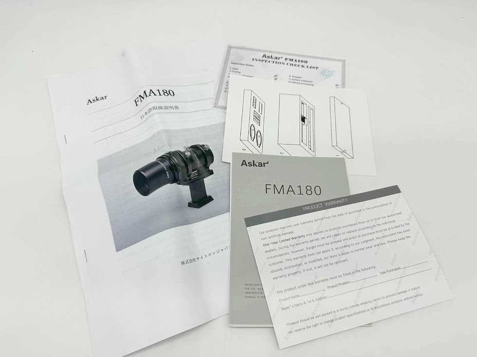サムネイル： 【完売】【中古品】Askar　FMA180