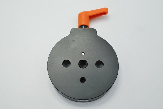 サムネイル： K-ASTEC DS38R-76(OrangeLever) アルカスイス規格クランプ