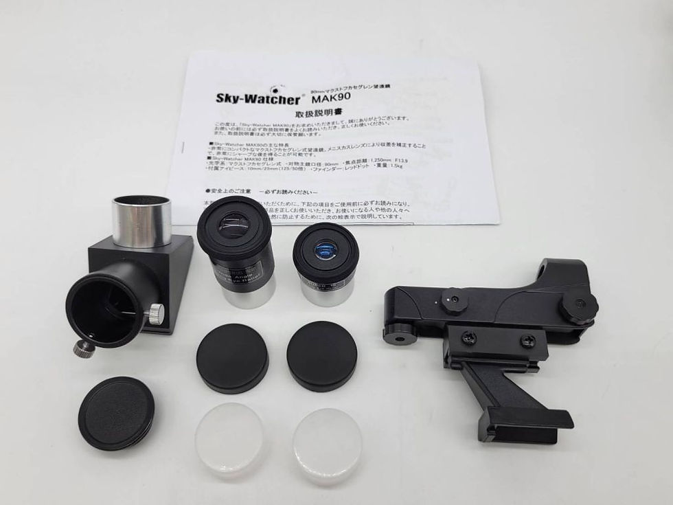 サムネイル： 【完売】【中古品】Skywatcher  SKYMAX90G 鏡筒（横付）