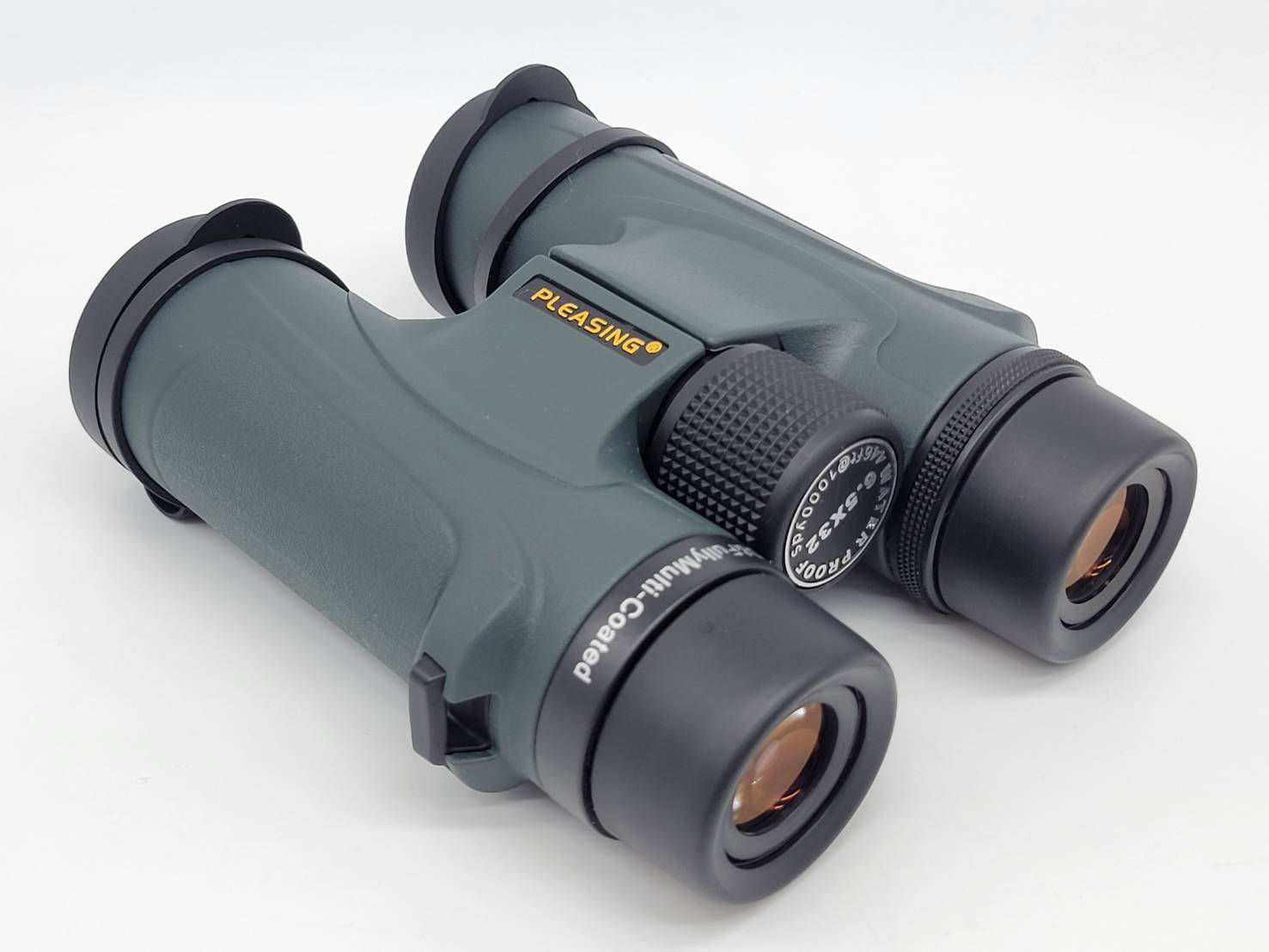 【中古品】賞月観星 双眼鏡 PLEASING HR6.5x32WP（緑）