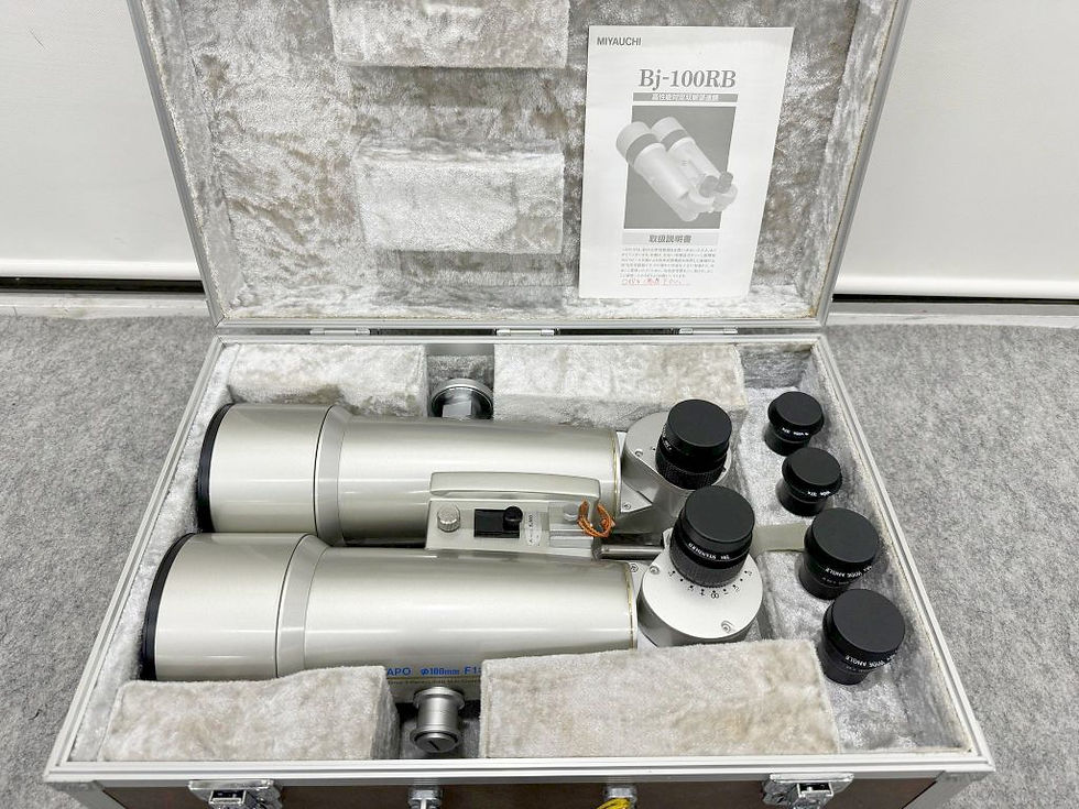サムネイル： 【完売】【中古品】宮内光学　BJ-100RBフローライト対空双眼鏡セット