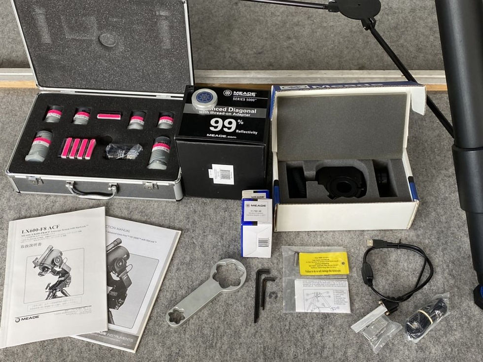 Thumbnail: 【完売】【中古品】MEADE  LX600-25ACF 赤道儀ウェッジ フルセット