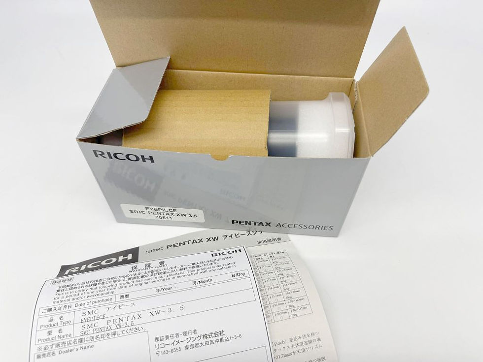 サムネイル： 【完売】【中古品】PPENTAX　XW-3.5mm アイピース