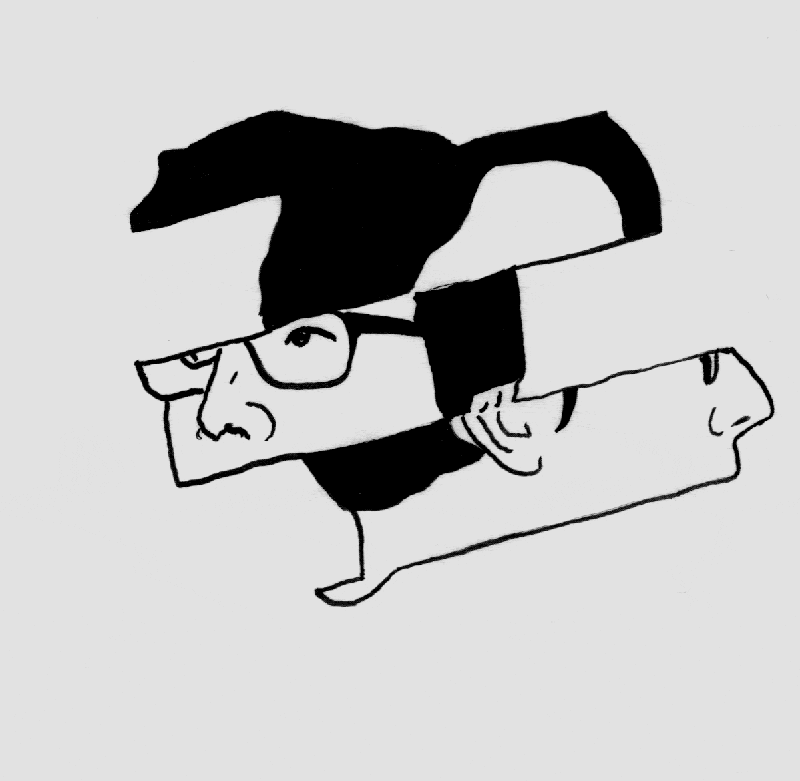 Black And White Animation GIF by TraceLoops.gif