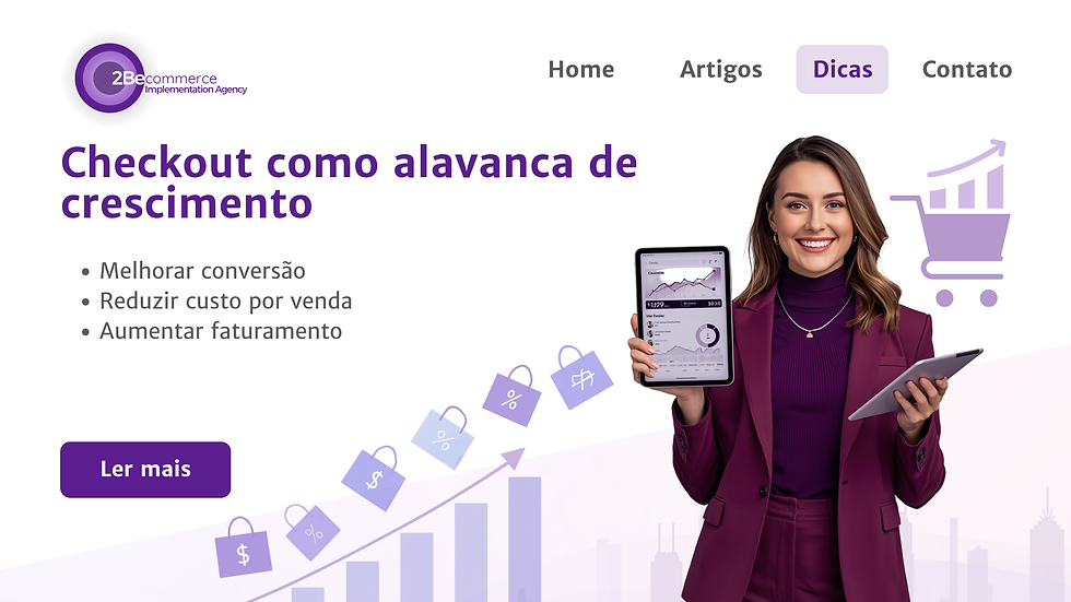 Checkout otimizado para aumentar conversão no e-commerce